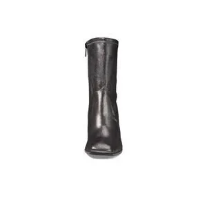 Kenneth Cole New York Women's Jax Stretch Boot - Square Toe Block Heel Ankle Boots With Side Zipper